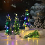 Tabletop Christmas Tree Prelit Warm LED Durable Plastic
