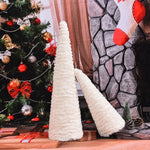 Tabletop Christmas Tree Textured Soft Fabric Lightweight & Sturdy
