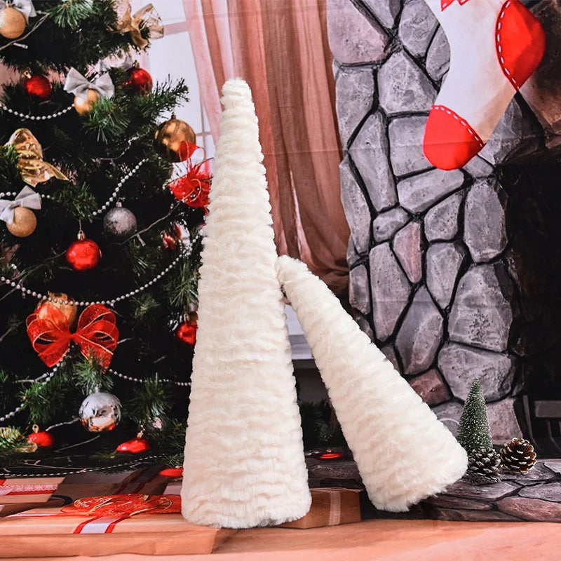 Tabletop Christmas Tree Textured Soft Fabric Lightweight & Sturdy