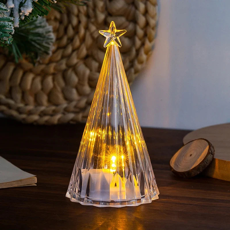 Tabletop Christmas Tree Warm White LED Battery-Free