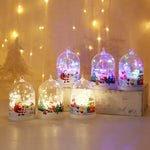 Tabletop Decoration Glass Dome Warm White LED