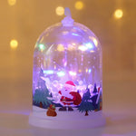 Tabletop Decoration Glass Dome Warm White LED