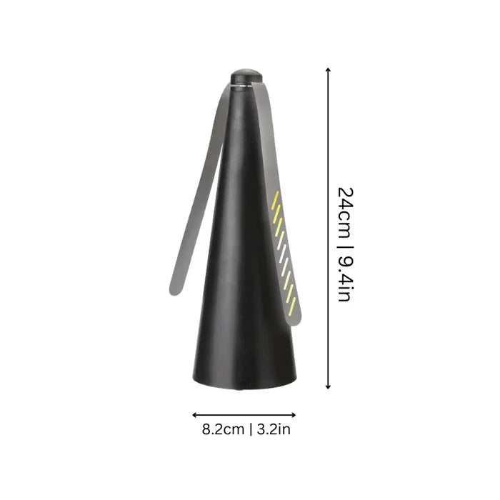 Tabletop Fly Repellent Fan Battery-Powered Soft Blades & Auto-Stop