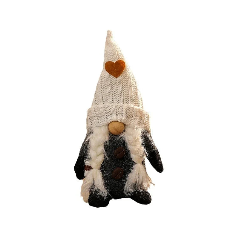 Tabletop Gnome Tall Knitted Hat & Coffee Cup
