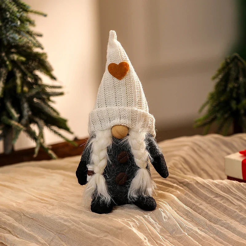 Tabletop Gnome Tall Knitted Hat & Coffee Cup