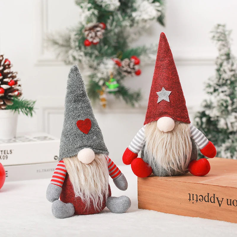 Tabletop Holiday Gnome Decoration Handcrafted & Non-Toxic Polyester