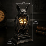Tabletop Lamp Skeleton Design Warm LED Glow
