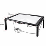 Tabletop Magnifying Glass 3× LED Lighting Foldable Design