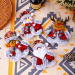 Tabletop Reindeer Figure Felt & Plush Centerpiece