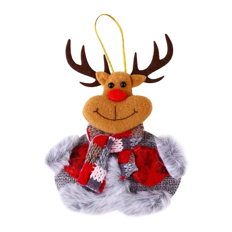 Tabletop Reindeer Figure Felt & Plush Centerpiece