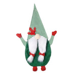 Tabletop Santa Figure Soft Fabric & Integrated Lights