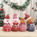 Tabletop Santa Figurine Handcrafted Durable Fabric