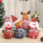 Tabletop Santa Figurine Handcrafted Durable Fabric
