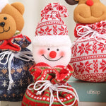 Tabletop Santa Figurine Handcrafted Durable Fabric