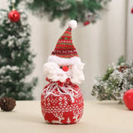 Tabletop Santa Figurine Handcrafted Durable Fabric