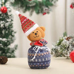 Tabletop Santa Figurine Handcrafted Durable Fabric