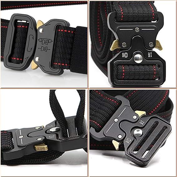 Tactical Belt 1000D Nylon Quick-Release Metal Buckle