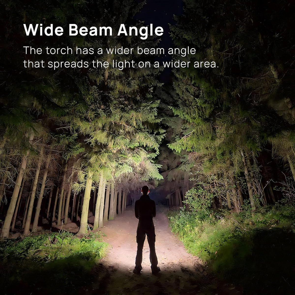 Tactical Flashlight 9000 Lumens Adjustable Focus USB Power Bank