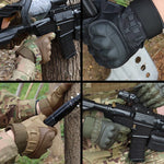 Tactical Gloves Military-Grade TPR Knuckle Protection & Reinforced Palm