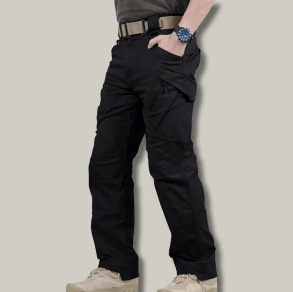 Tactical Hiking Trousers Water-Resistant Gusseted Crotch & Multiple Pockets