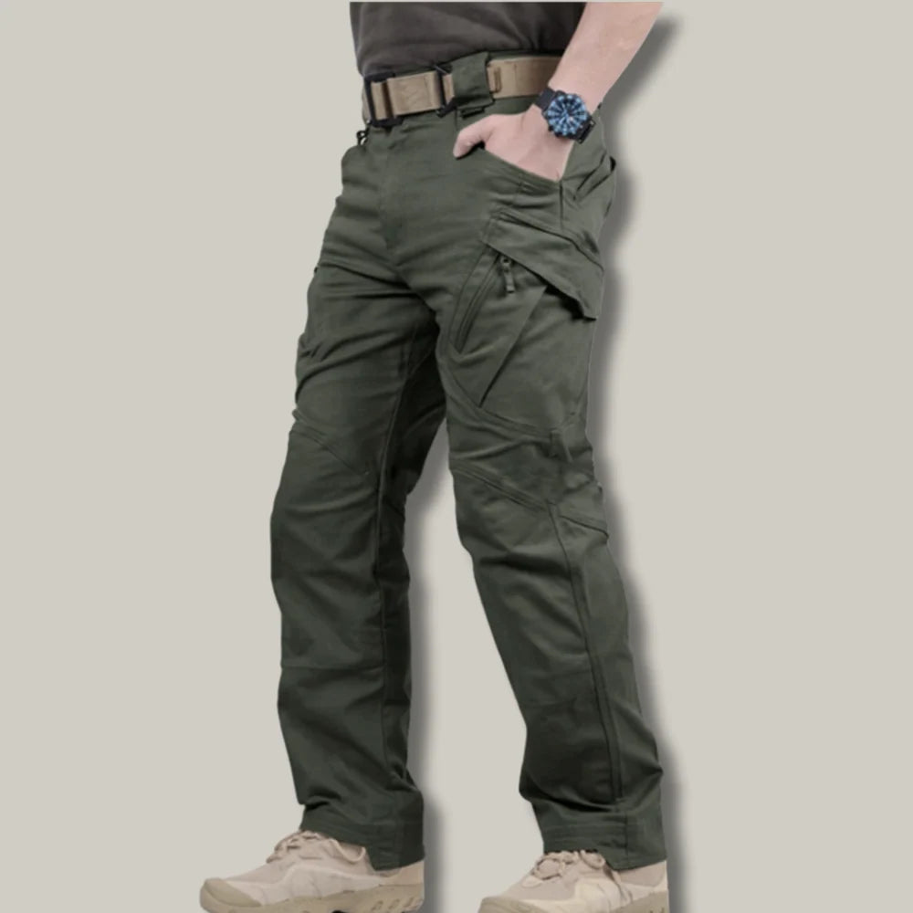 Tactical Hiking Trousers Water-Resistant Zipper & Velcro Pockets