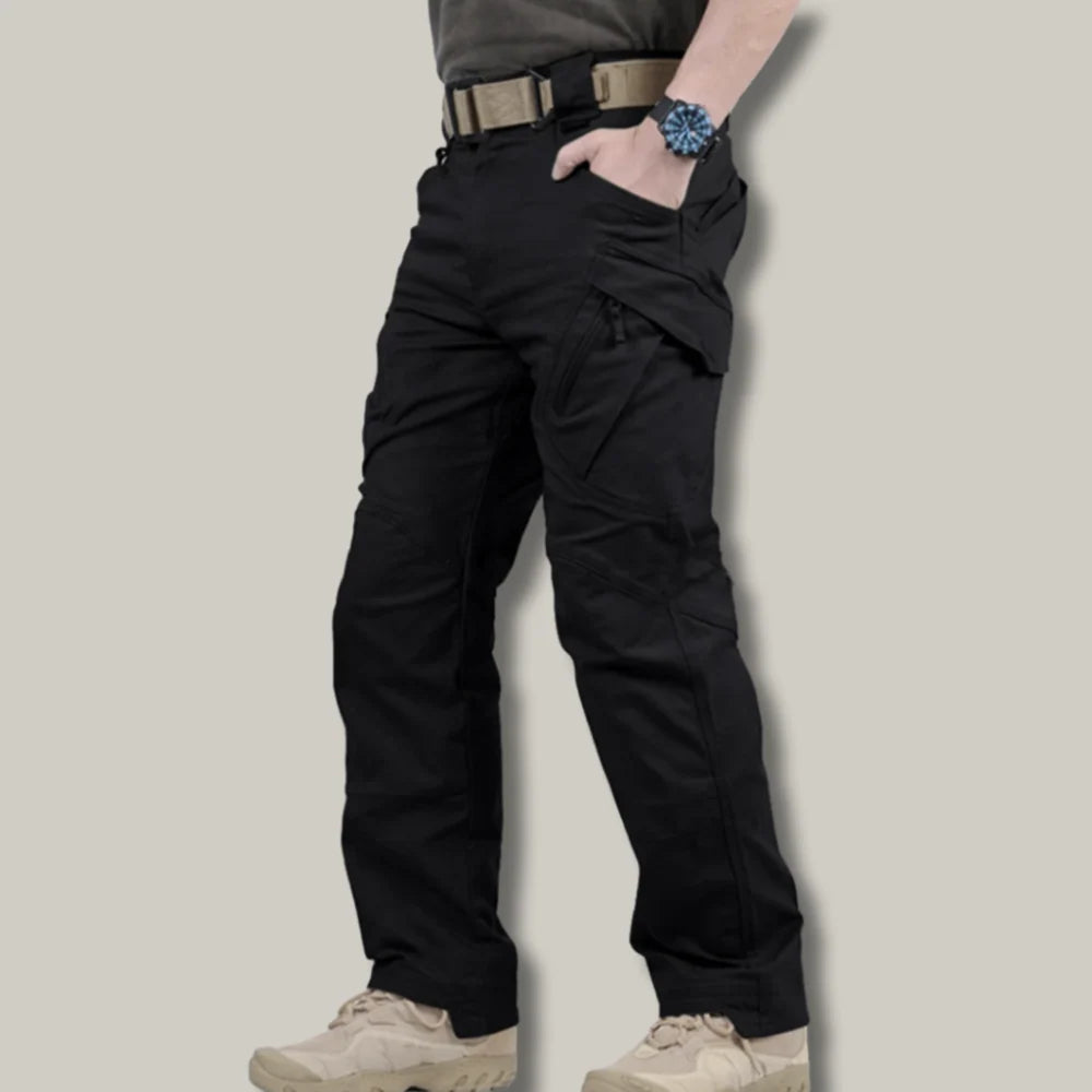 Tactical Hiking Trousers Water-Resistant Zipper & Velcro Pockets