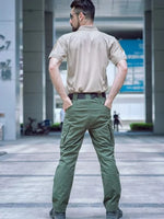 Tactical Hiking Trousers Water-Resistant Zipper & Velcro Pockets