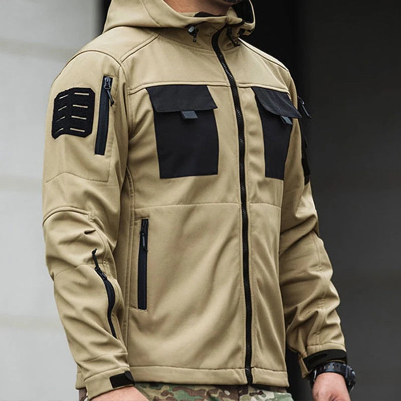 Tactical Jacket 5-in-1 Waterproof & Breathable Reinforced Elbows