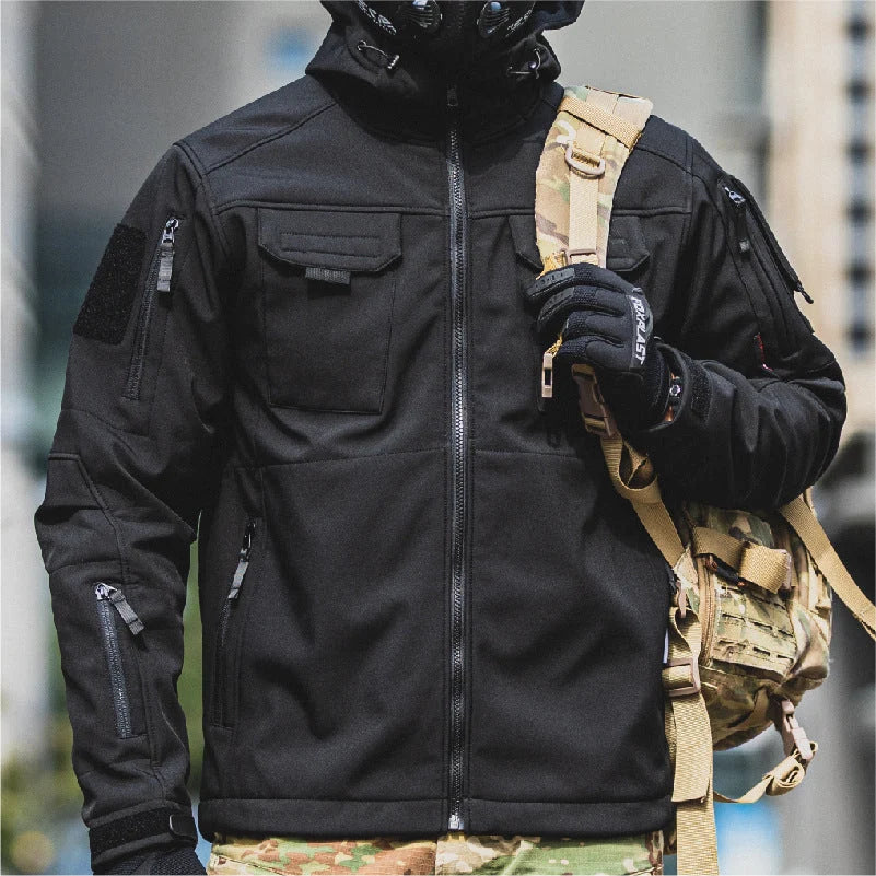 Tactical Jacket 5-in-1 Waterproof & Breathable Reinforced Elbows
