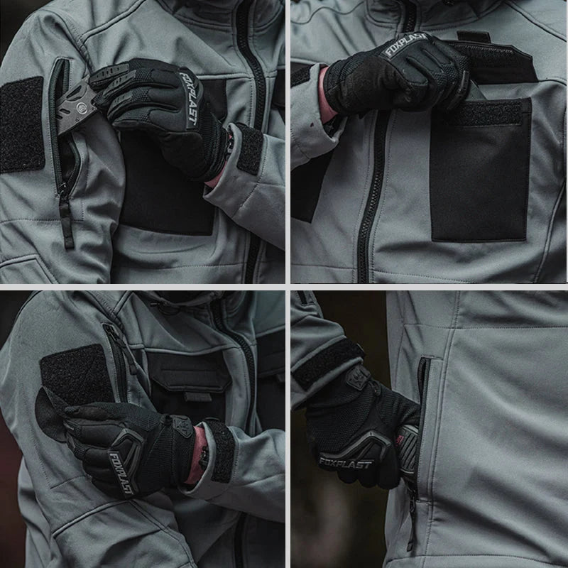 Tactical Jacket 5-in-1 Waterproof & Breathable Reinforced Elbows