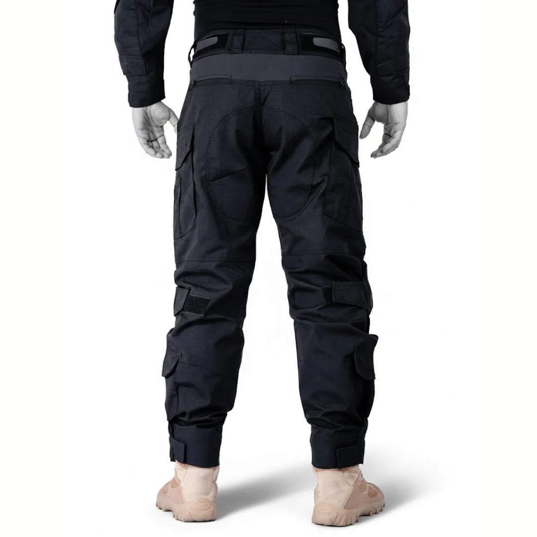 Tactical Work Pants 10 Pockets Reinforced Knees Removable Knee Pads