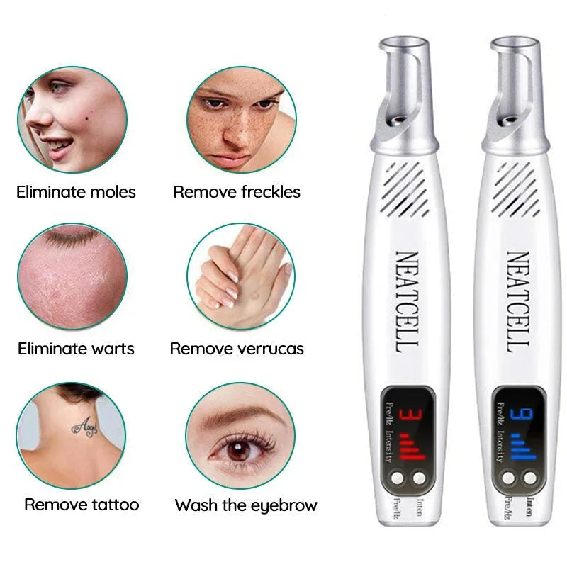 Tattoo Removal Pen Red & Blue Light At-Home Use