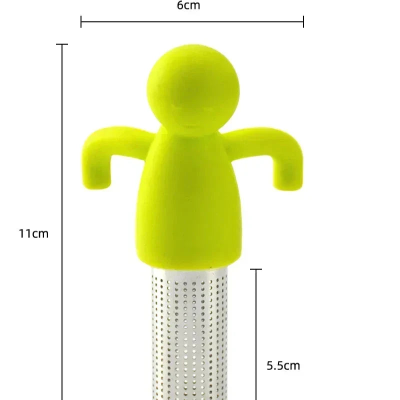 Tea Infuser 304 Stainless Steel Fine Filter Humanoid Design