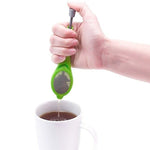 Tea Infuser Built-In Plunger Reusable Mesh Cover