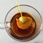 Tea Infuser Duck-Shaped BPA-Free Silicone Dishwasher-Safe