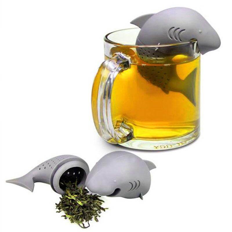 Tea Infuser Food-Grade Silicone Shark-Shaped