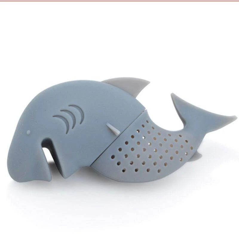 Tea Infuser Food-Grade Silicone Shark-Shaped