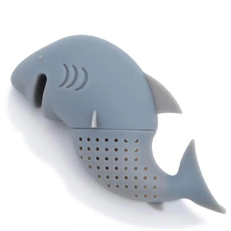Tea Infuser Food-Grade Silicone Shark-Shaped