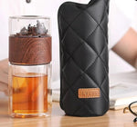 Tea Infuser Portable Borosilicate Glass Stainless Steel 200ml
