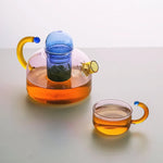 Tea Set Borosilicate Glass 400ml Teapot