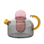 Tea Set Borosilicate Glass 400ml Teapot