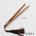 Tea Spoon Fish-Shaped Natural Bamboo Tea Ceremony Utensil