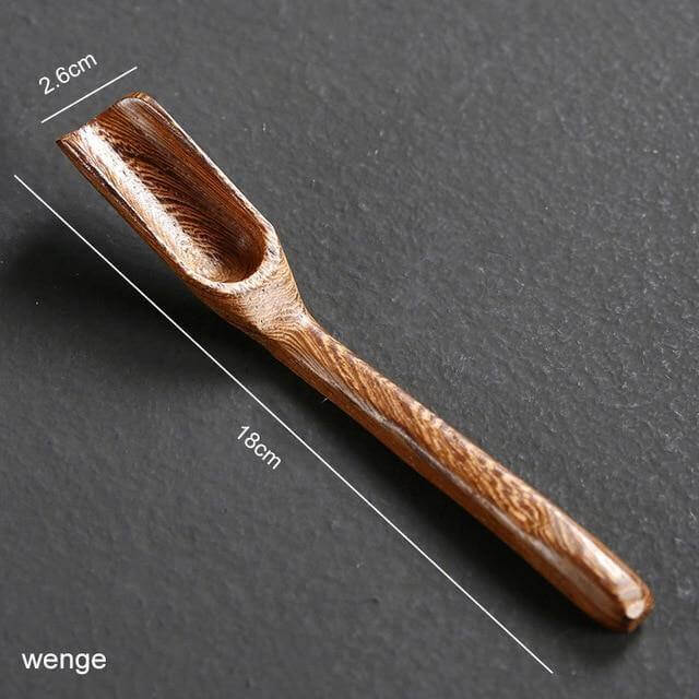 Tea Spoon Fish-Shaped Natural Bamboo Tea Ceremony Utensil