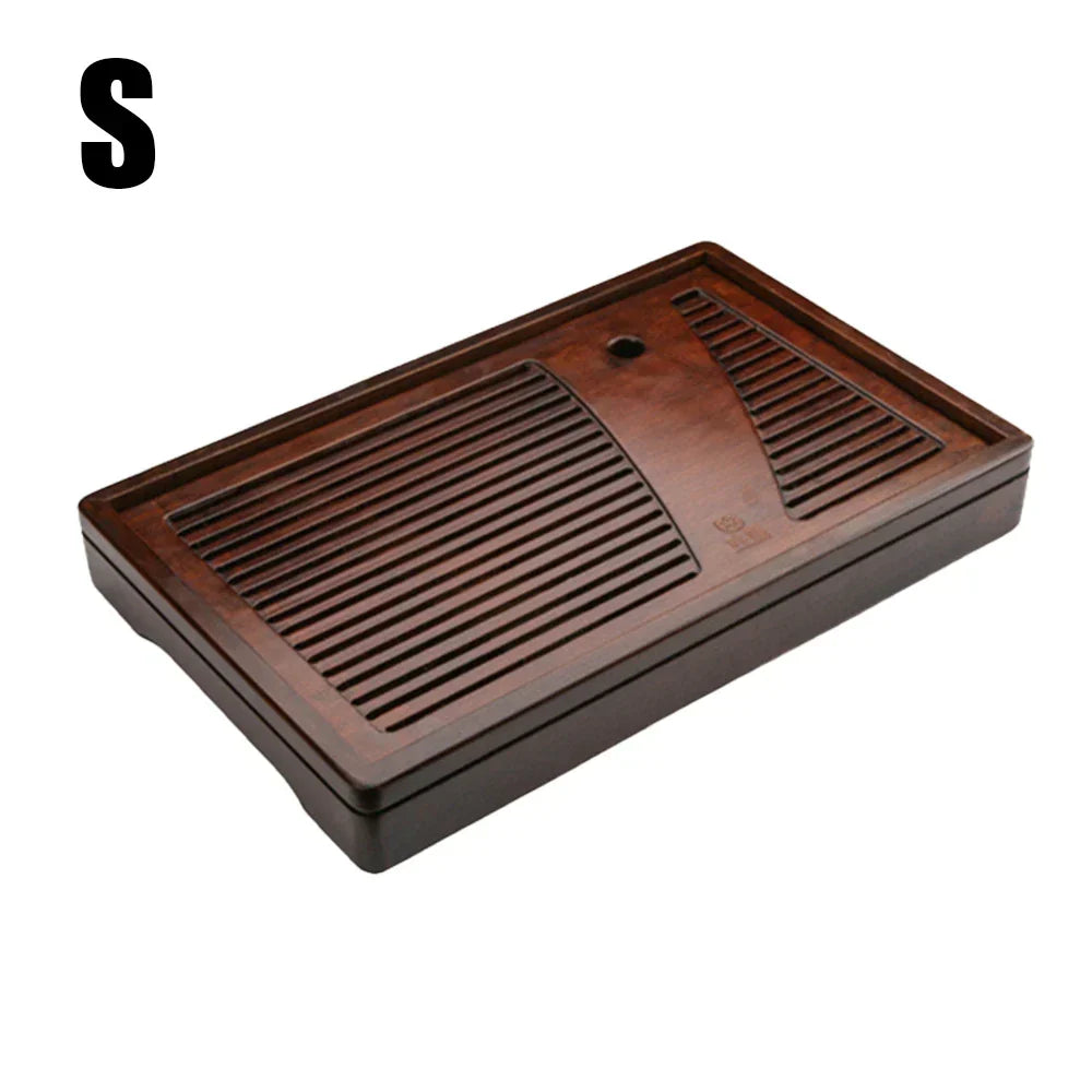 Tea Tray Bamboo Surface Removable Top