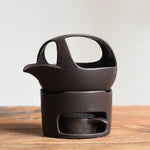 Tea Warmer Glazed Ceramic Built-In Candle Warmer