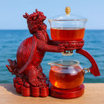Teapot Borosilicate Glass Magnetic Locking Loose-Leaf Infuser