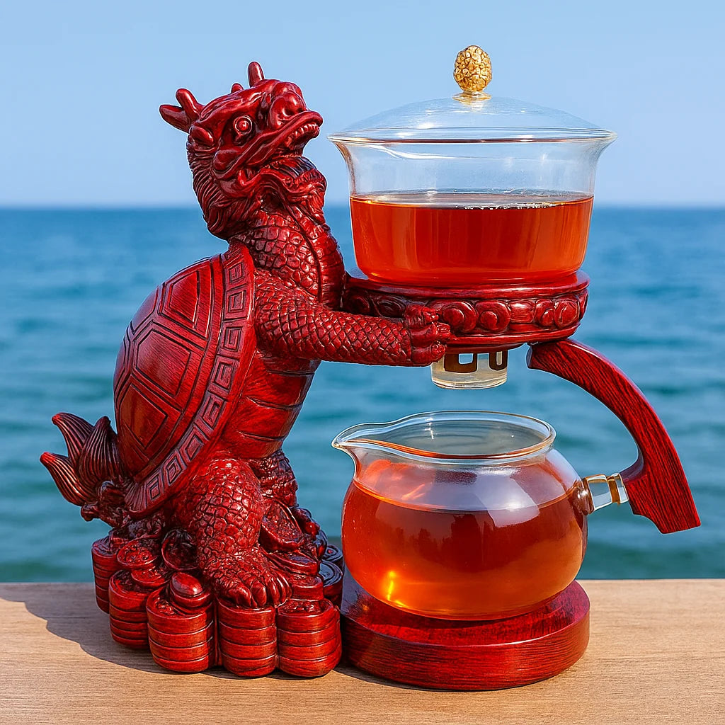 Teapot Borosilicate Glass Magnetic Locking Loose-Leaf Infuser