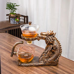 Teapot Borosilicate Glass Magnetic Locking Loose-Leaf Infuser