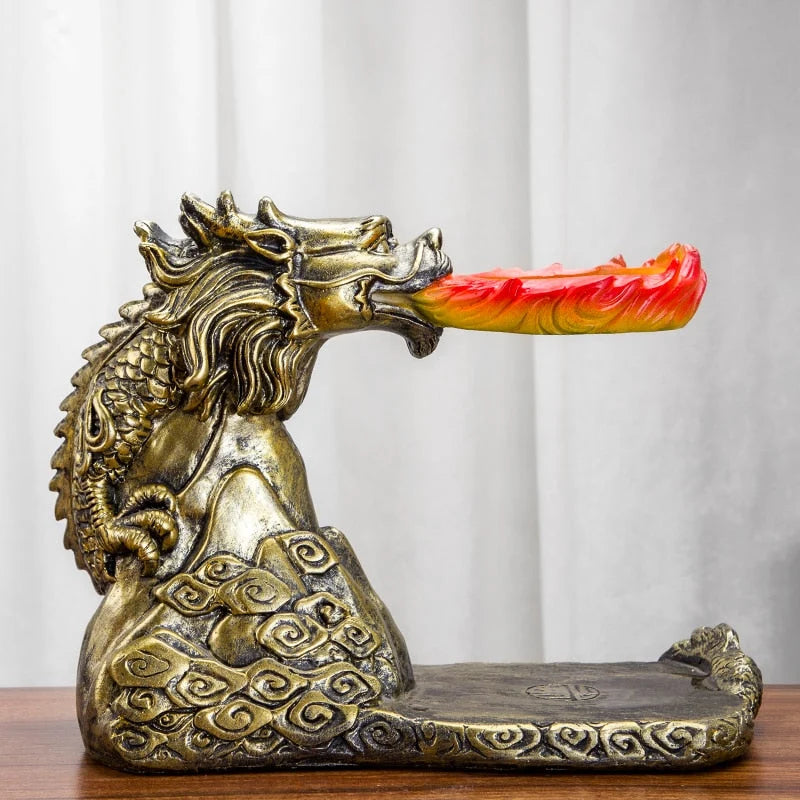 Teapot Glass Loose Leaf Infuser Dragon Design