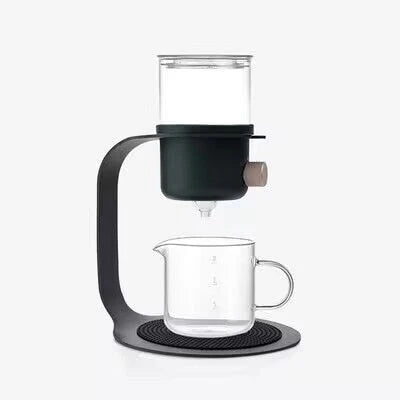 Teapot Glass & Metal Nordic Style 6.8 Oz